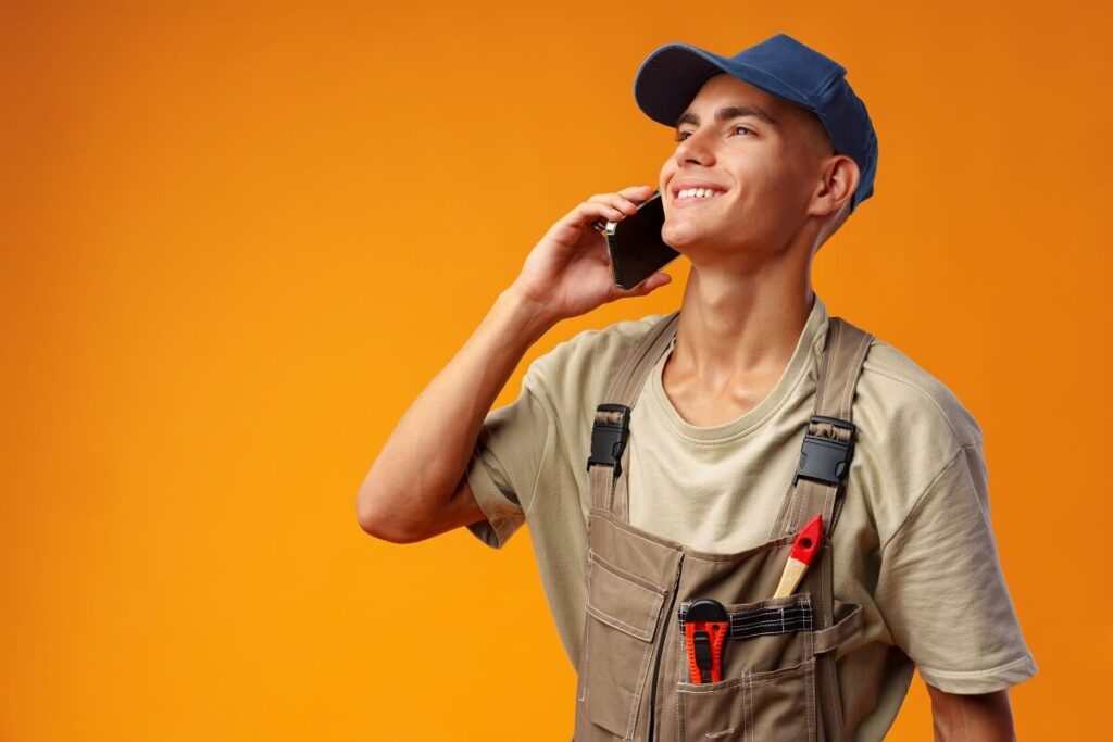 an electrician on-call, with emergency tools 